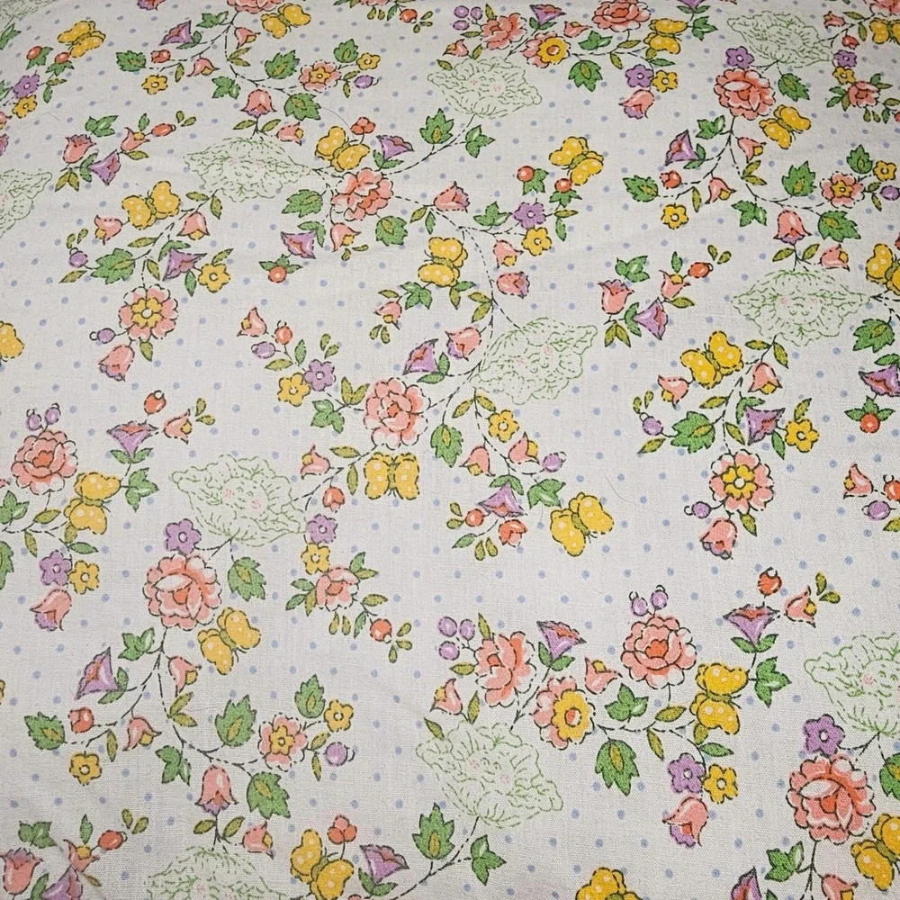 80s‎ Cabbage Patch Kids Lace Trim Throw Pillow Handmade Floral Rainbow Cottage